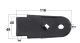 Zawias tylnej szyby Fendt 816810050050
