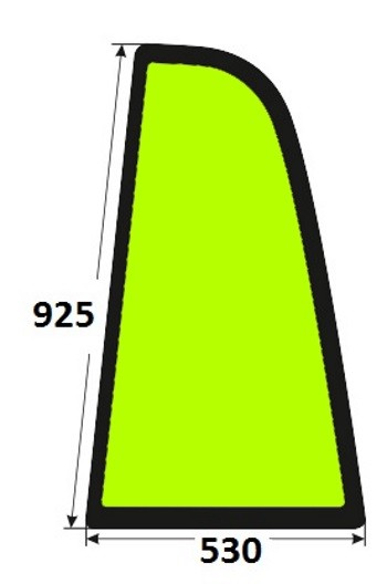 Szyba boczna lewa ładowarka teleskopowa Manitou 208867