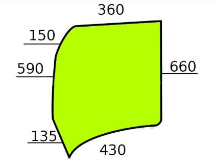 Szyba boczna lewa do ciągnika Fendt - 931812011040