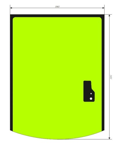 Szyba tylna koparko-ładowarka JCB 827/80148, 827/80310