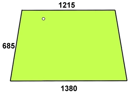 Szyba tylna do ciągnika Fendt - 178810051110