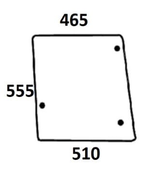 szyba boczna do ciągnika Steyr - 134268023