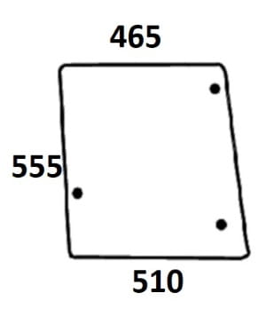 szyba boczna do ciągnika Steyr - 134268023