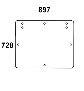 Szyba tylna Fiat - 5154756