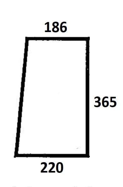 Szyba przednia dolna lewa do ciągnika Ursus (132)