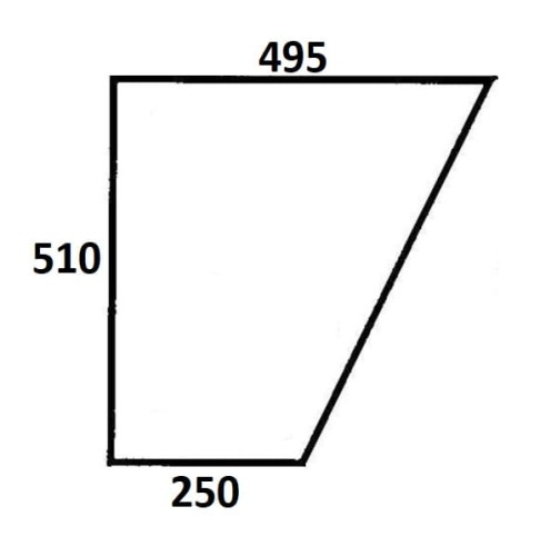 Szyba drzwi dolna lewa, prawa do ciągnika Ursus (682)