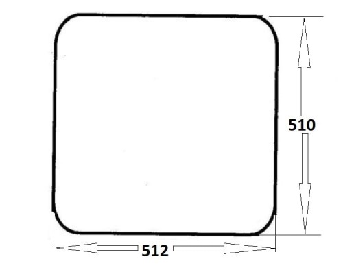 Szyba boczna lewa, prawa do ciągnika Ursus C-360 Kunów blaszanka, czterdziestka 002