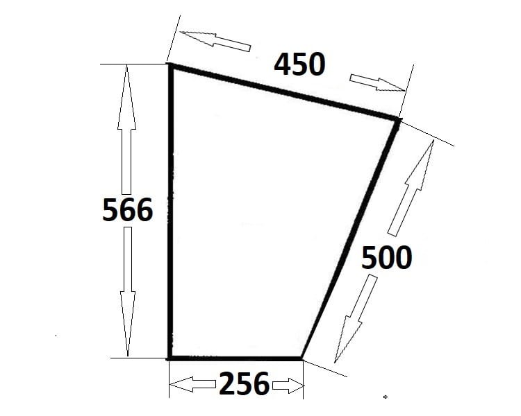Szyba drzwi dolna lewa, prawa do ciągnika Ursus (661)