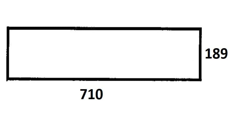 Szyba tylna dolna do ciągnika Ursus (802)