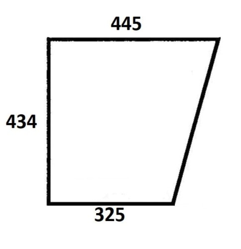 Szyba drzwi dolna lewa, prawa do ciągnika Ursus (209)