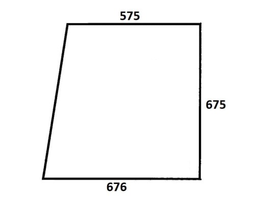 Szyba boczna lewa, prawa do ciągnika Ursus (689)