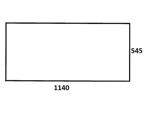 Szyba tylna do ciągnika Ursus (255)