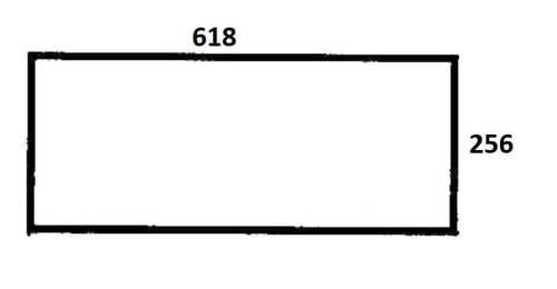 Szyba tylna dolna do ciągnika Ursus (691)
