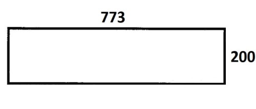 Szyba tylna dolna do ciągnika Massey Ferguson (880)
