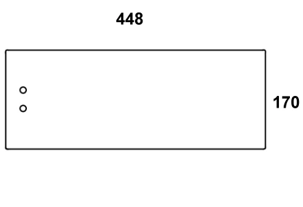 Szyba tylna dolna do ciągnika Fendt - 258514210430
