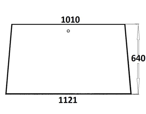 Szyba przednia do ciągnika Massey Ferguson (324)
