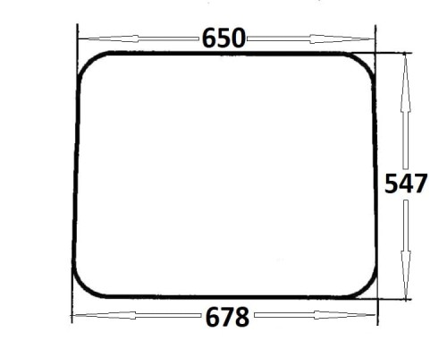Szyba tylna do ciągnika Massey Ferguson (243)