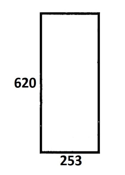 Szyba przednia dolna  lewa, prawa do ciągnika Massey Ferguson (252)