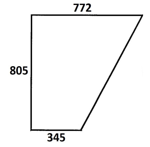 Szyba drzwi dolna lewa, prawa do ciągnika Massey Ferguson (184)