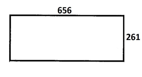 Szyba tylna dolna  do ciągnika Massey Ferguson (117)