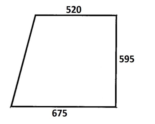 Szyba drzwi górna lewa, prawa do ciągnika Massey Ferguson (154a)