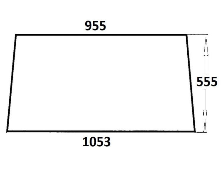 Szyba tylna do ciągnika Massey Ferguson (157)