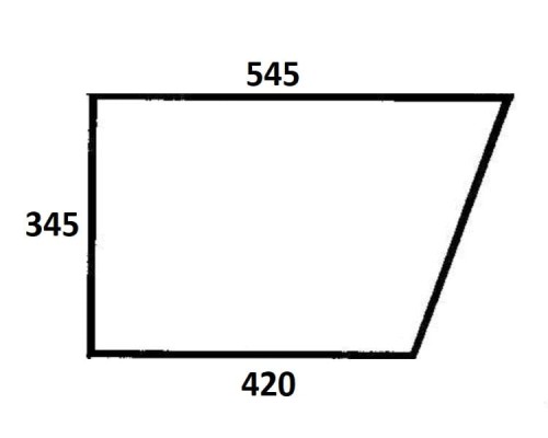 Szyba drzwi dolna lewa, prawa do ciągnika Massey Ferguson, Ursus (590)