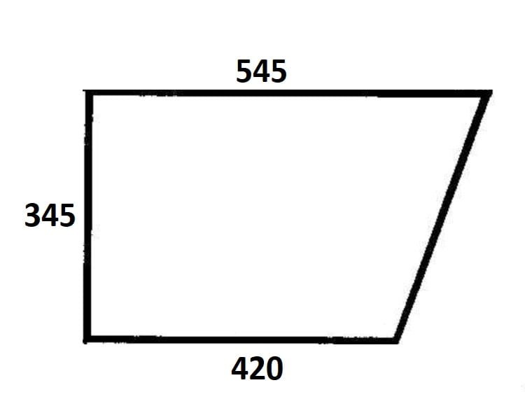 Szyba drzwi dolna lewa, prawa do ciągnika Massey Ferguson, Ursus (590)