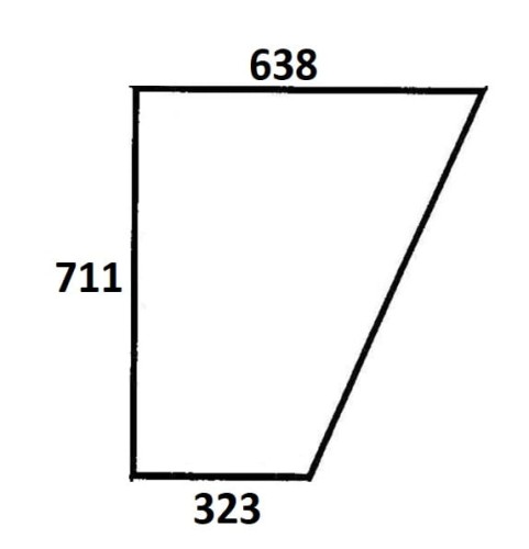 Szyba drzwi dolna lewa, prawa do ciągnika Ursus (707a)