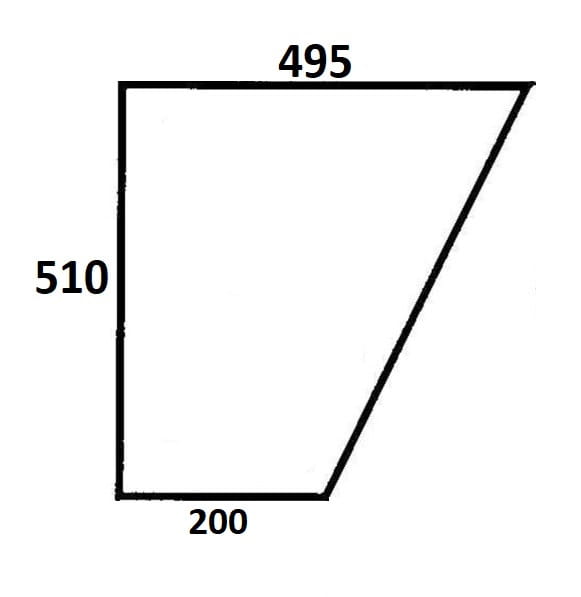 Szyba drzwi dolna lewa, prawa do ciągnika Ursus (682a)