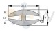 Uszczelka szyby łącząca typ H 6mm / 6mm