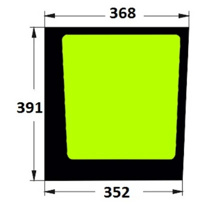 Szyba przednia dolna prawa do ciągnika Valtra V31515600