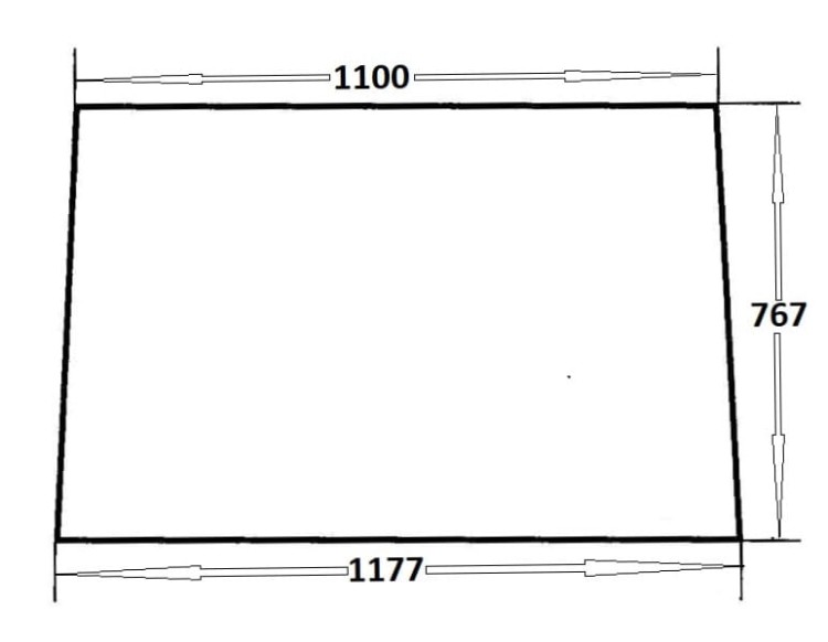 Szyba przednia do ciągnika Zetor 84368001 (652)