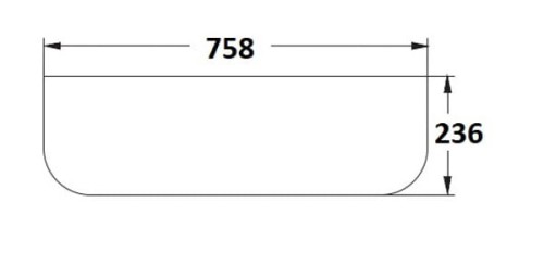 Szyba tylna dolna do ciągnika Fendt 515810050010