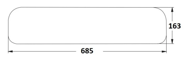 Szyba tylna dolna do ciągnika Fendt 312810050100