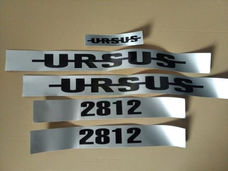 Naklejki na maskę Ursus 2812 komplet