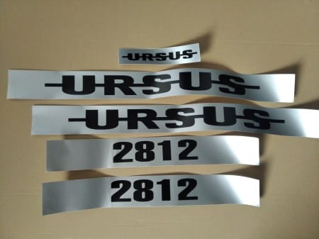 Naklejki na maskę Ursus 2812 komplet