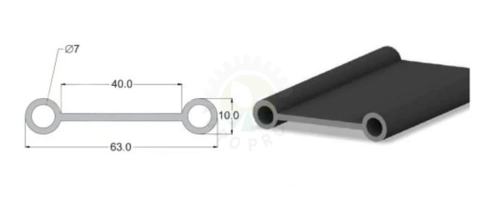 Uszczelka łącząca kabinę KEDRA 40 Ursus C-360, C-330