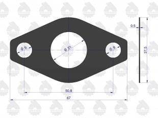 Komplet - zestaw uszczelek silnikowy 2022766U C-330  KPL-C330U - 8.jpg