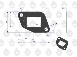 Komplet - zestaw uszczelek silnikowy 2022766U C-330  KPL-C330U - 6.jpg