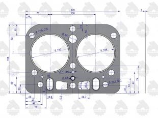 Komplet - zestaw uszczelek silnikowy 2022766U C-330  KPL-C330U - 2.jpg