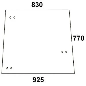 szyba drzwi dolna  lewa, prawa do ciągnika John Deere L38309