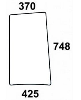 Szyba boczna lewa, prawa do ciągnika Deutz-Fahr, Same, Lamborghini, Hurlimann 0.009.7703.0/10