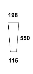 Szyba przednia dolna do ciągnika Fendt - 258514210010