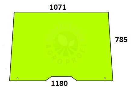 Szyba przednia do ciągnika Renault, Claas Cergos, Ergos 6005014309
