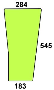 Szyba przednia dolna do ciągnika Fendt - 178810111120