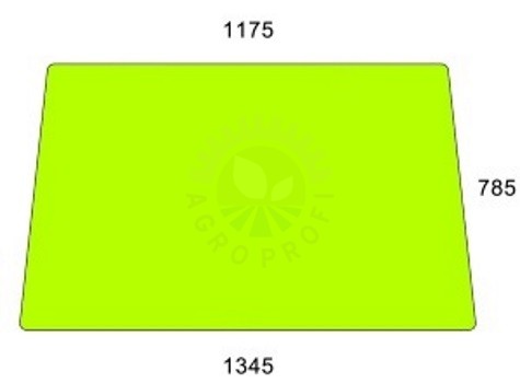 Szyba przednia do ciągnika John Deere L171336, L112972