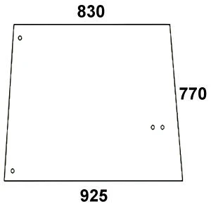 szyba boczna do ciągnika John Deere L57977