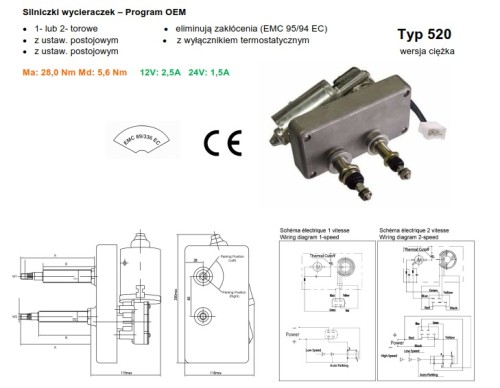 silnik wycieraczki silniczek wycieraczki maszyna budowlana dźwig jacht żuraw napędy wycieraczek szyb czyszczenie szyb i reflektorów