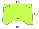 Szyba tylna do ciągnika John Deere ER047753